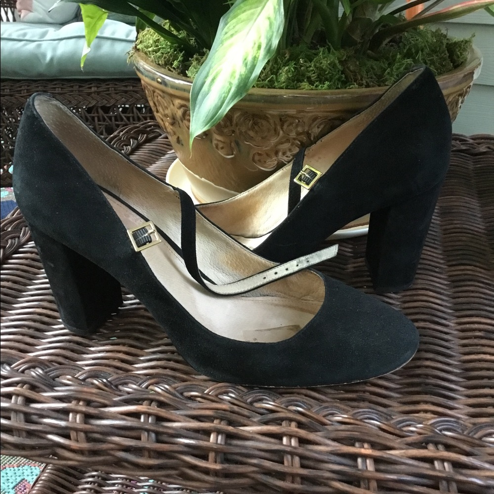 Louise et Cie Black Suede Pumps